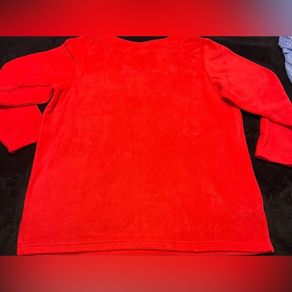 Just My Size Women’s 14W/16W Red Embroidered Tunic Top - Picture 8 of 8